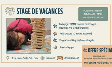 Vacances enfants : Séjours linguistiques Stage de Vacances Été 2026 - Bilingue - Sciences et Arts