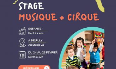 Séjours & vacances ados : Janvier 2026 Stage Musique & Cirque Neuilly-sur-Seine 