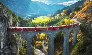 Séjours & vacances ados :  Colonie automne train Bernina express