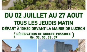 Séjours & vacances ados : Activités enfants / famille Visite guidée du village médiéval de Luzech (Séjours culture et découverte, Activités enfants / famille)