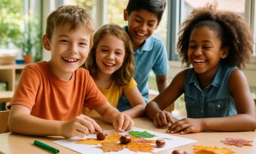 Bricolages et activités d’automne avec les enfants